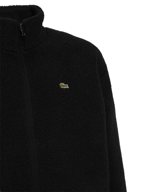 Lacoste Lacoste Fliso džemperis BH8672 Juoda Regular Fit