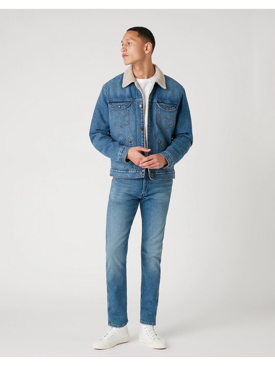 Wrangler Wrangler Giubbotto invernale 124MJ SHERPA Blu Regular Fit