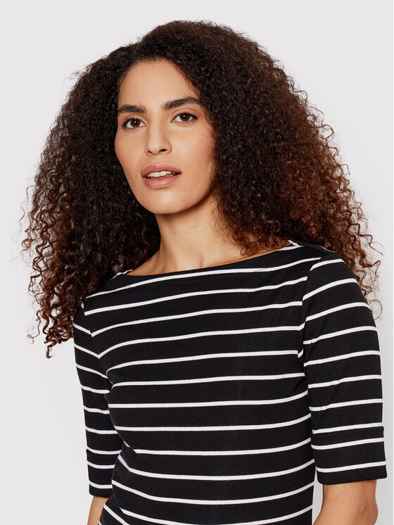 LAUREN RALPH LAUREN Lauren Ralph Lauren Блузка 200701085001 Чорний Slim Fit