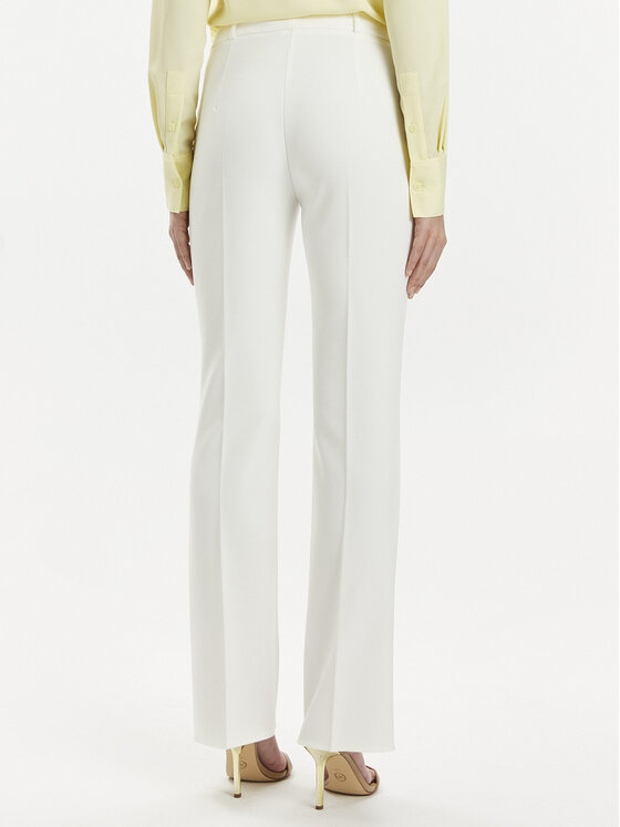 Rinascimento Rinascimento Pantaloni di tessuto CFC0118270003 Bianco Regular Fit