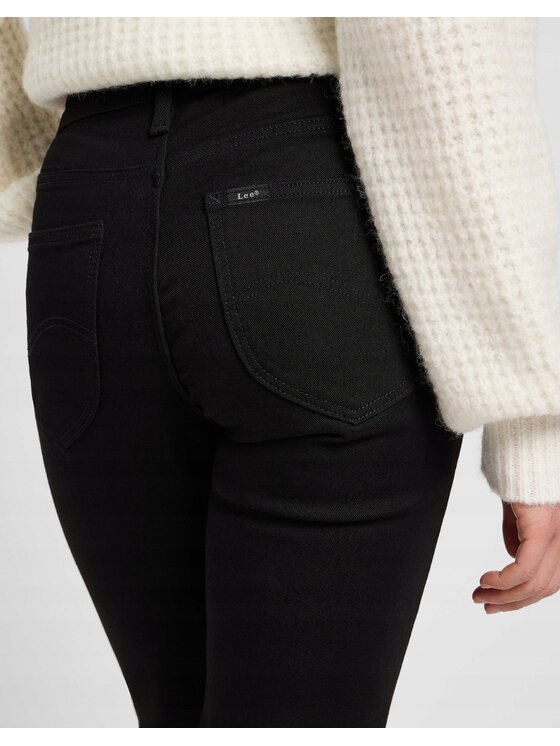 Lee Lee Jeansy Elly Czarny Slim Fit