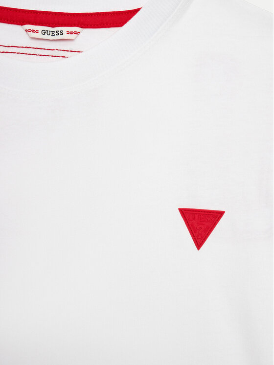 Guess Guess T-Shirt L4YI08 K8HM4 Biały Oversize