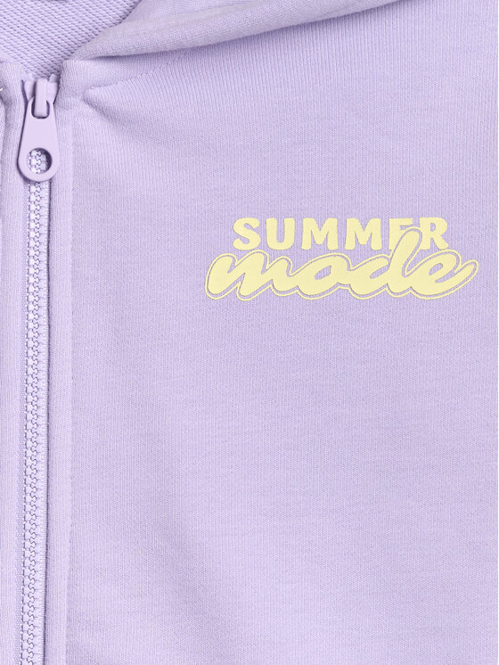 4F 4F Bluza POOLSIDE CLUB Fioletowy jasny Loose Fit