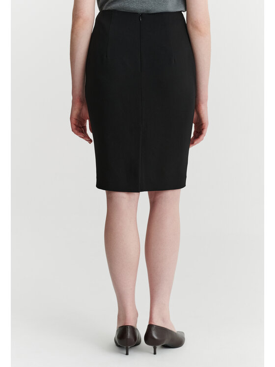 TATUUM TATUUM Spódnica midi MONITA Czarny Flare Fit