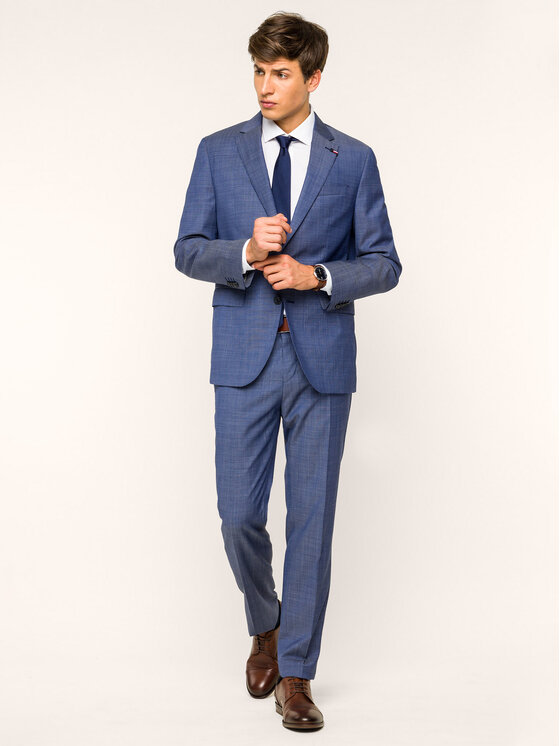 Tommy Hilfiger Tailored Sakko TT0TT05493 Dunkelblau Regular Fit 