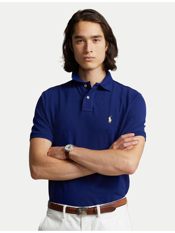 Poloshirt Polo Ralph Lauren, Größe M Dunkelblau Core Replen 710795080