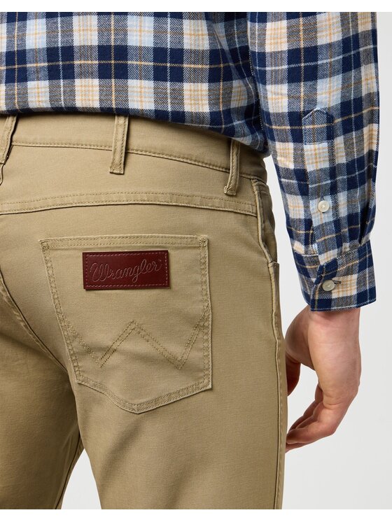 Wrangler Wrangler Jeansy GREENSBORO Beżowy Straight Leg