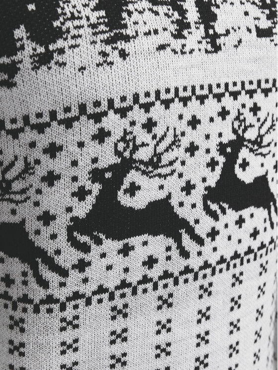 Jack&Jones Jack&Jones Πουλόβερ Xmas Gabriel 12266118 Γκρι Regular Fit