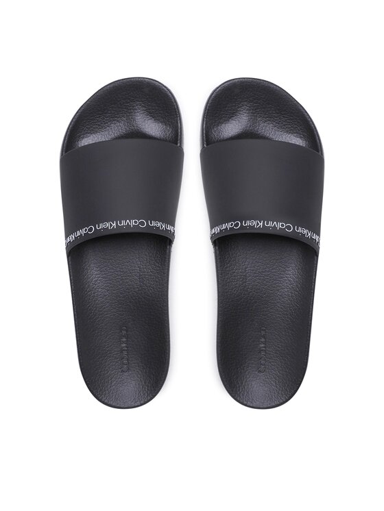 Calvin Klein Calvin Klein Iešļūcenes Pool Slide Rubber HM0HM00981 Melns