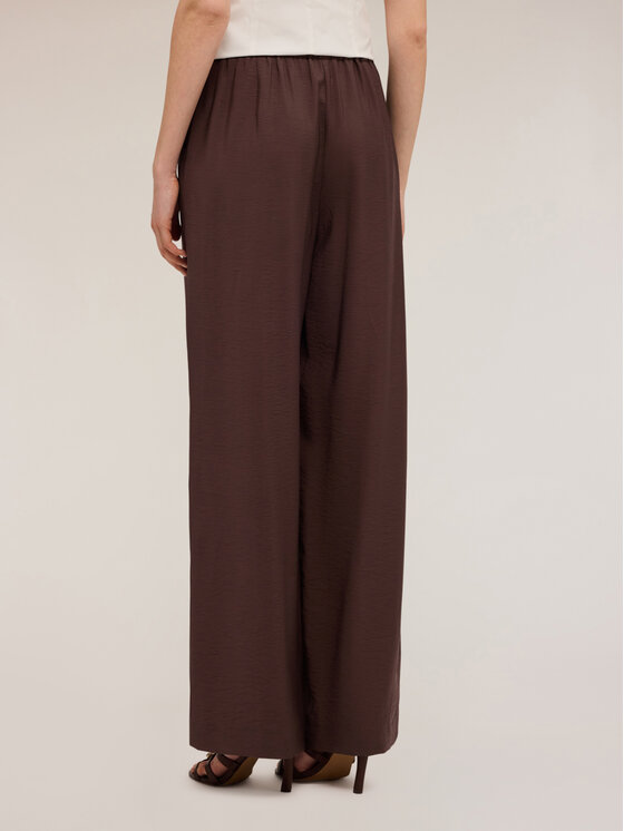Motivi Motivi Pantaloni di tessuto P149W000791N022 Marrone Over Fit
