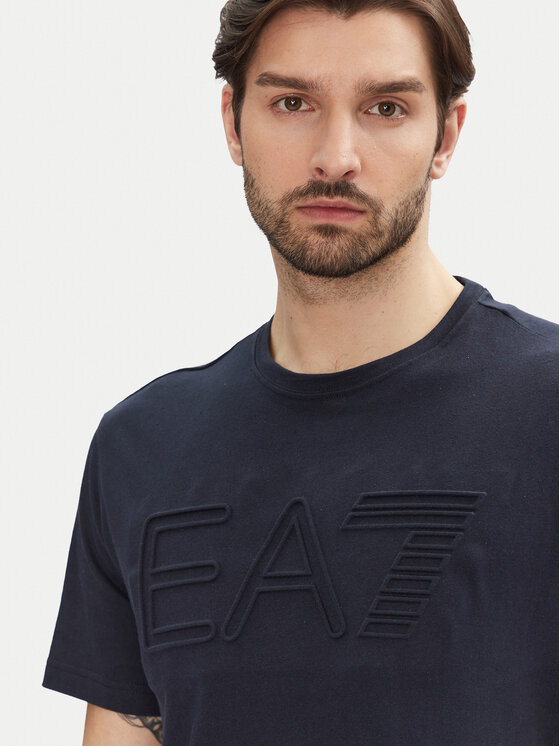 EA7 Emporio Armani EA7 Emporio Armani T-Shirt 7M000149 AF14772 UB102 Granatowy Regular Fit