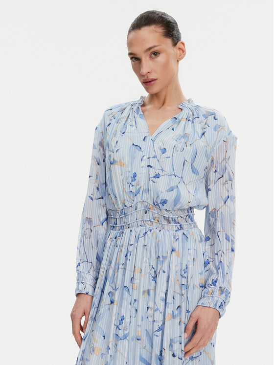 BOSS BOSS Rochie de zi 50530539 Albastru celest Regular Fit