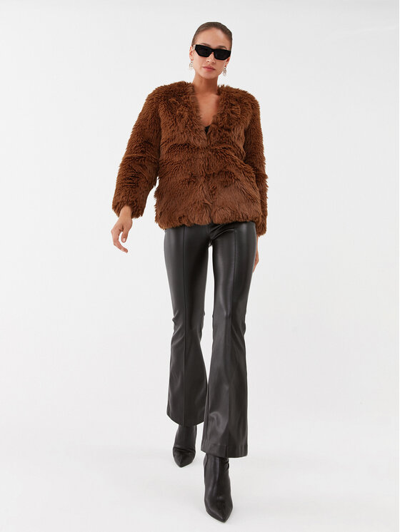 TWINSET TWINSET Шуба 232TP2301 Коричневий Slim Fit