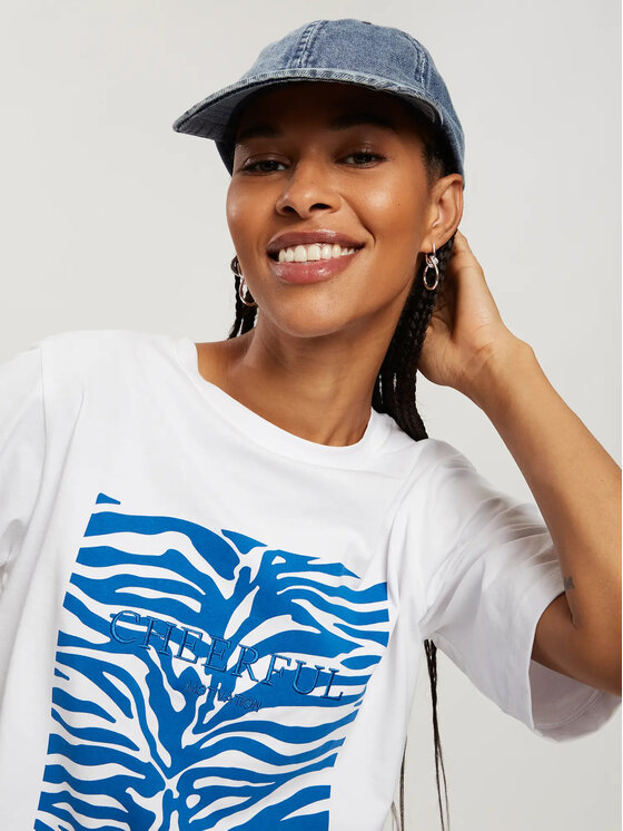 Cross Jeans Cross Jeans T-Shirt 56183-008 Biały