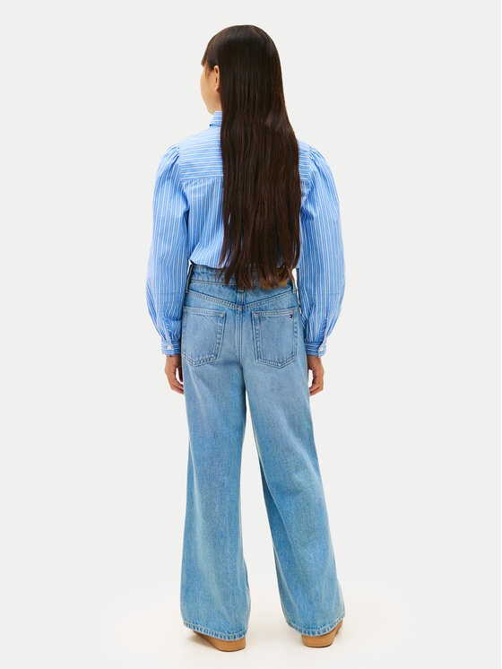 Tommy Hilfiger Tommy Hilfiger Jeansy KG0KG08963 Modrá Wide Leg