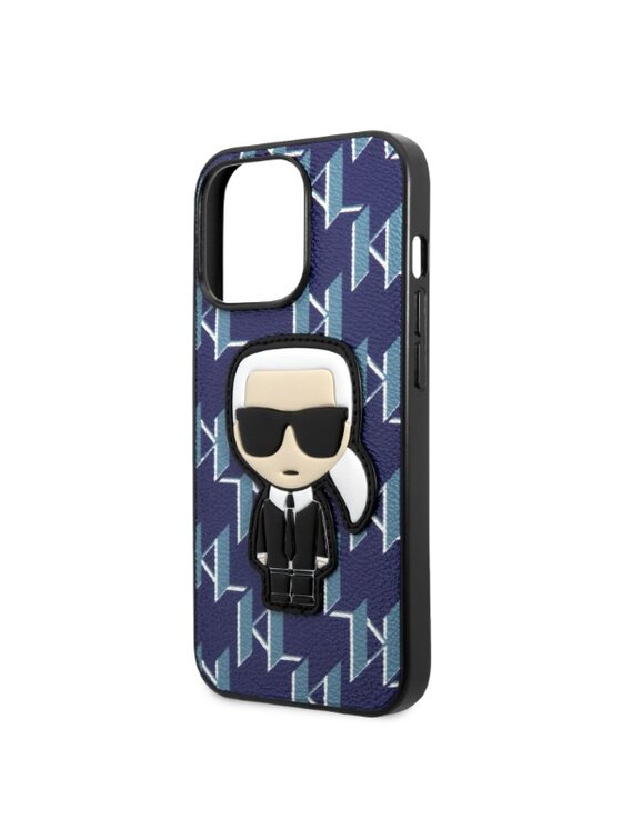 KARL LAGERFELD KARL LAGERFELD Etui na telefon iPhone 13 Pro Max Niebieski