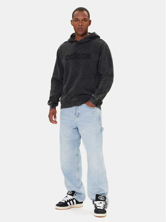 adidas adidas Світшот JY2792 Сірий Loose Fit