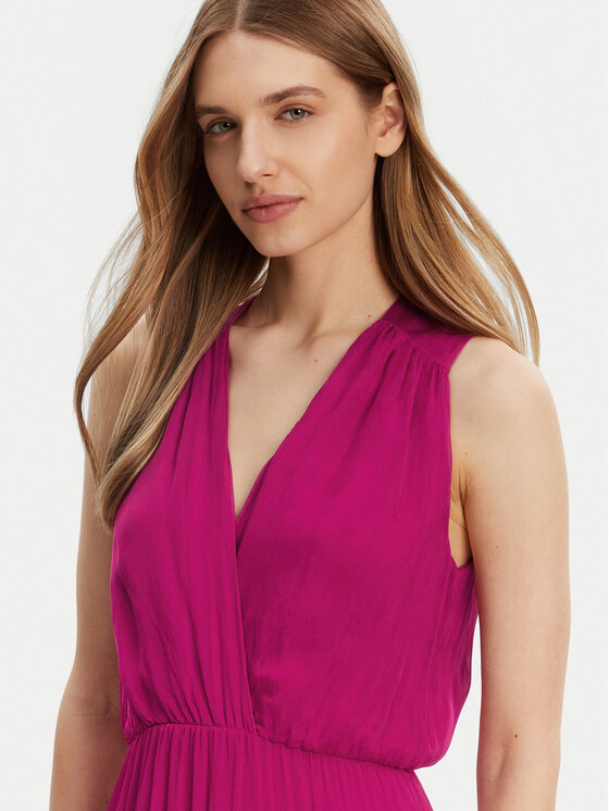 Haveone Haveone Poletna obleka AFF-N005 Roza Loose Fit
