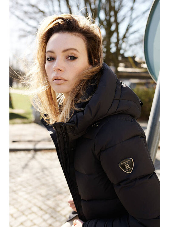 ROCKANDBLUE ROCKANDBLUE Kabát FALCON Černá Slim Fit