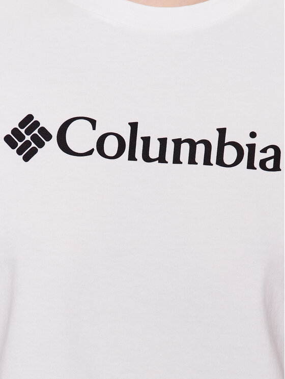 Columbia Columbia T-Shirt North Casades 1930051 Bílá Cropped Fit