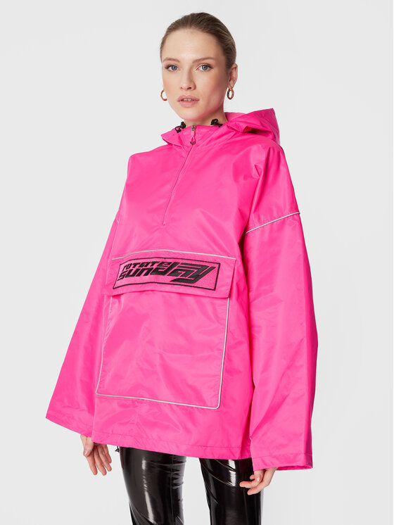 ROTATE Geacă fără fermoar Water Repellent RT2093 Roz Oversize fără imagine noua