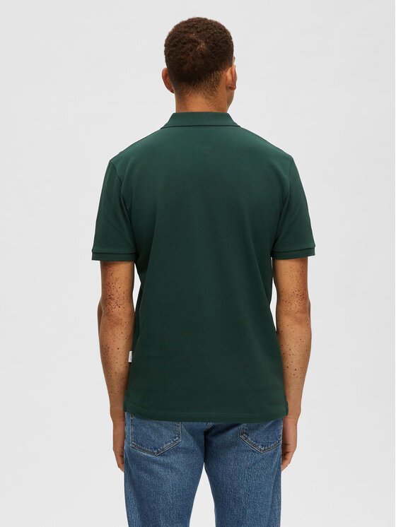 Selected Homme Selected Homme Polo marškinėliai 16087839 Žalia Regular Fit
