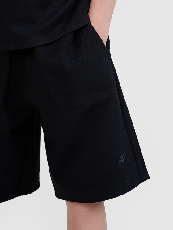 4F 4F Szorty sportowe TSHOM685 Czarny Oversize