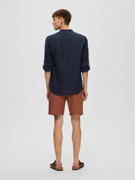 Selected Homme Selected Homme Koszula 16088372 Granatowy Regular Fit