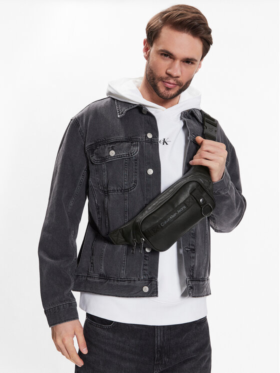 Calvin Klein Jeans Calvin Klein Jeans Чанта за кръст Explorer Rd Waistbag Pu K50K510111 Черен