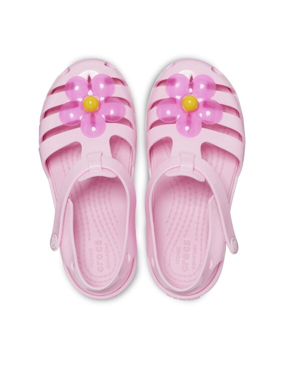 Crocs Crocs Sandały Crocs Isabella Charm Sandal T 208445 Różowy
