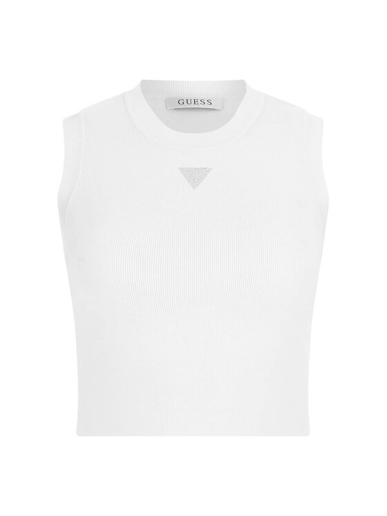 Guess Guess Top 161417 Biały Classic Fit