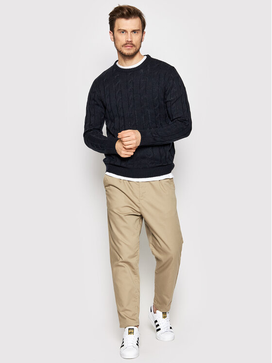 Brave Soul Brave Soul Sweater MK-181MAOC Sötétkék Regular Fit