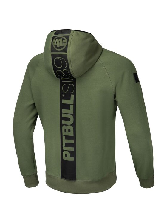 PITBULL PITBULL Bluza Bluza z kapturem Stafford XXL Zielony Regular Fit