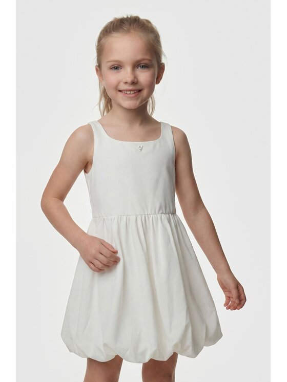 Guess Kids Guess Kids Sukienka codzienna 183383 Beżowy Classic Fit