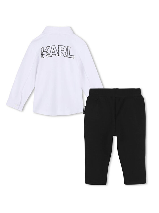 Karl Lagerfeld Kids Karl Lagerfeld Kids Набір для малюків Z31486 S Білий Regular Fit