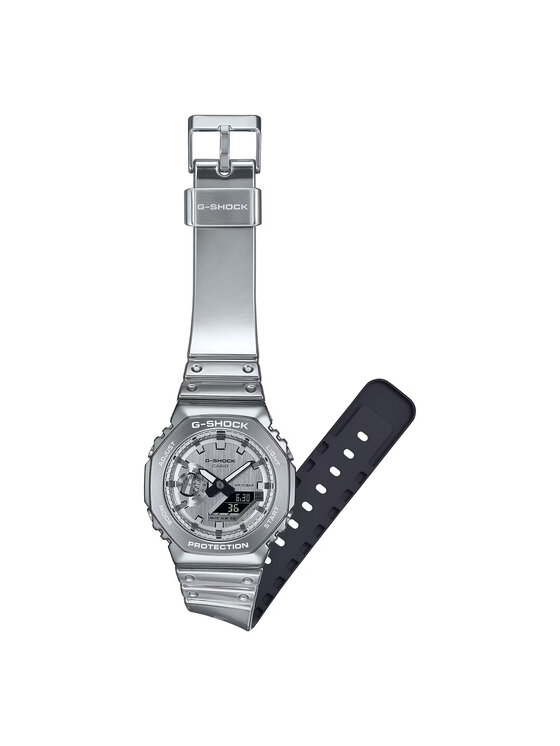 Casio Casio Zegarek GM-2100YM-8AER Srebrny