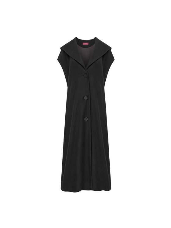 MANDRAGORA MANDRAGORA Poncho Fean Nero Standard Fit