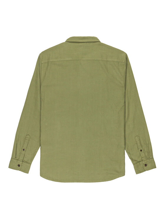 Quiksilver Quiksilver Риза Motherfly Solid EQYWT04651 Зелен Regular Fit