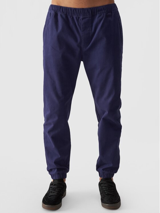 4F 4F Bavlnené nohavice 4FWMM00TTROM0944-31S Modrá Regular Fit