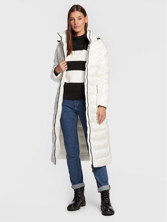 Calvin Klein Calvin Klein Μπουφάν μεταβατικό Essential K20K204699 Εκρού Regular Fit