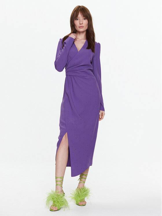 Silvian Heach Silvian Heach Coctailkleid GPP23452VE Violett Regular Fit