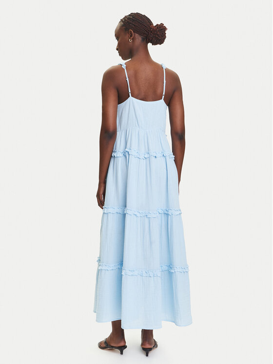 YAS YAS Лятна рокля Anina 26038014 Светлосиньо Regular Fit
