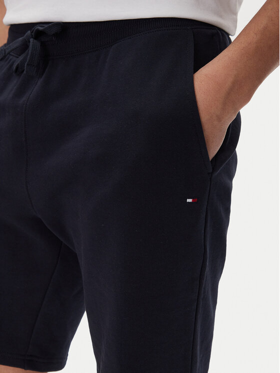 Tommy Hilfiger Tommy Hilfiger Pantaloni scurți sport Essential MW0MW37240 Bleumarin Regular Fit