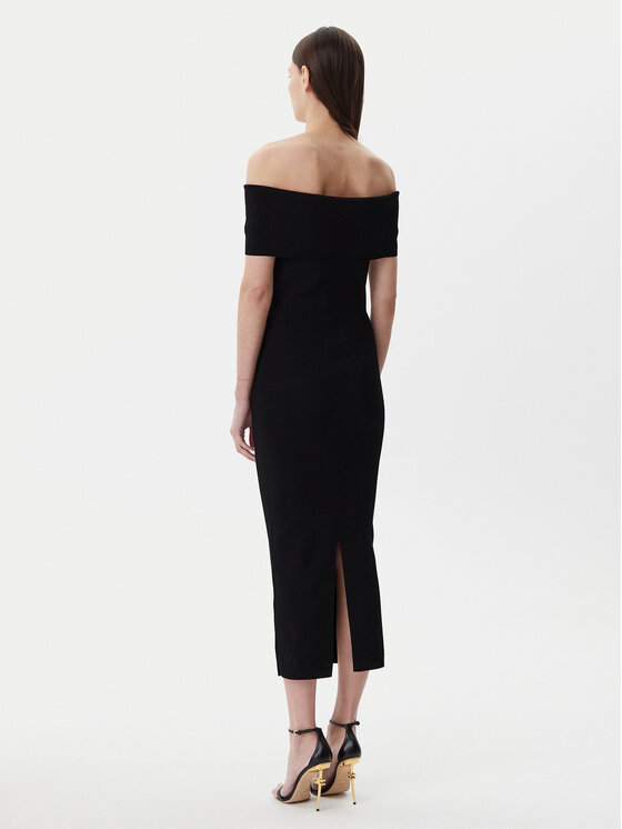 MICHAEL Michael Kors MICHAEL Michael Kors Trikotažinė suknelė MS582Y033D Juoda Slim Fit