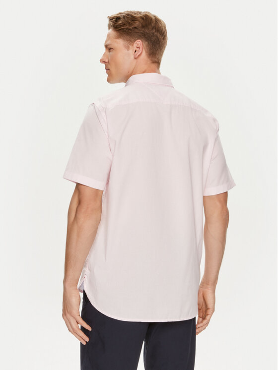 Tommy Hilfiger Tommy Hilfiger Koszula MW0MW33809 Różowy Regular Fit