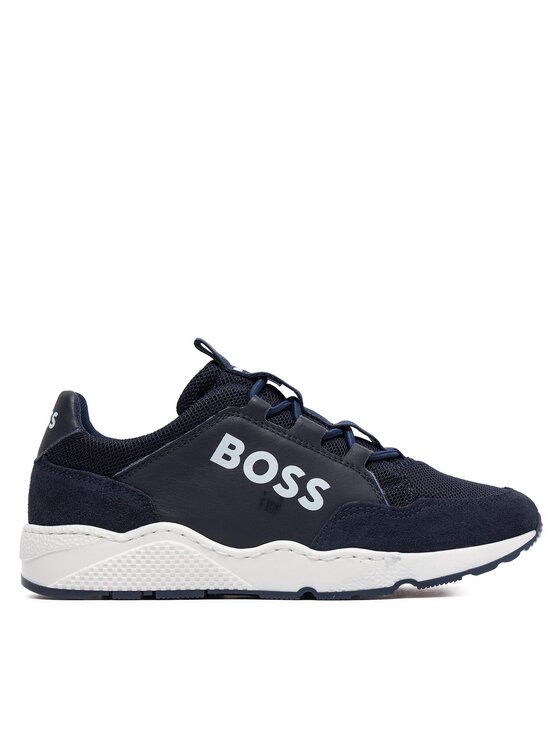 boss sneakers j50856 s bleu marine
