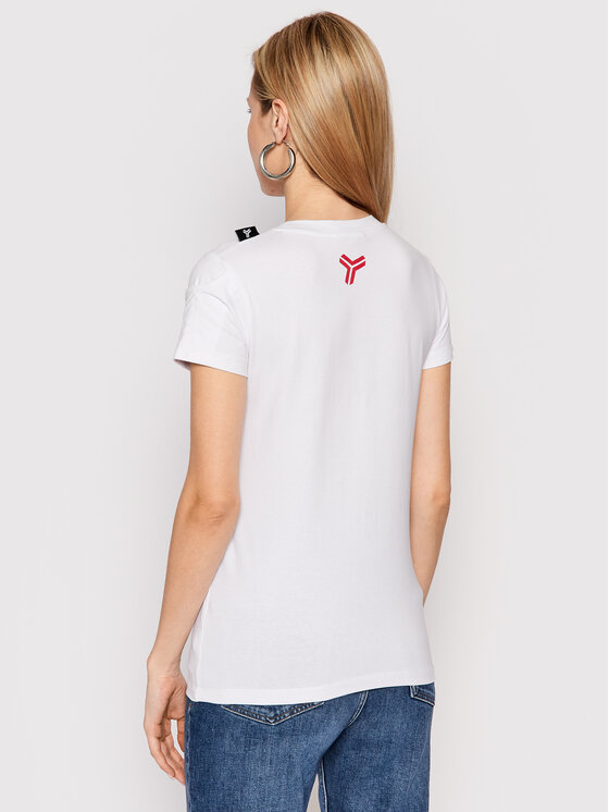 John Richmond John Richmond T-shirt Gladib UWP22015TS Bianco Regular Fit