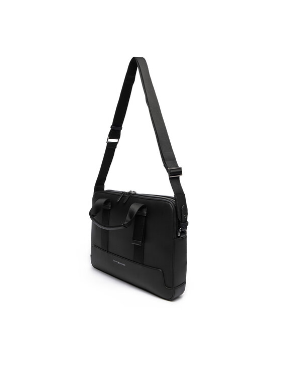 Tommy Hilfiger Tommy Hilfiger Portatīvā datora soma Th Modern Computer Bag AM0AM13637 Melns