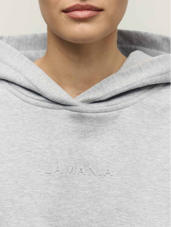 La Mania La Mania Felpa CLEAN Grigio Active Fit