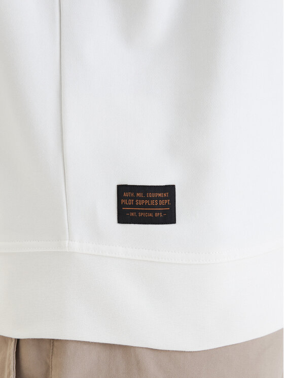 Aeronautica Militare Aeronautica Militare Majica dugih rukava 261FE2100UF00679 Bijela Regular Fit